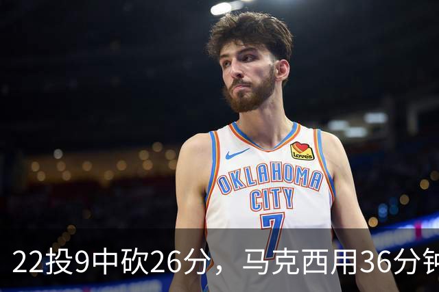 22投9中砍26分，马克西用36分钟稳住76人